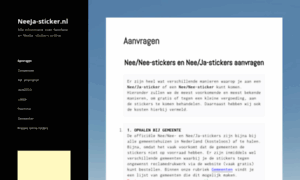 Neejasticker.nl thumbnail