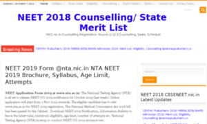 Neet2018nic.in thumbnail