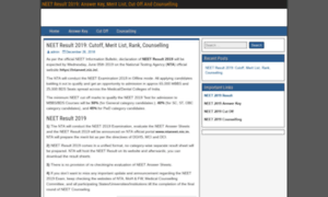 Neetresult2019.net thumbnail