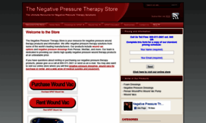 Negativepressuretherapystore.com thumbnail