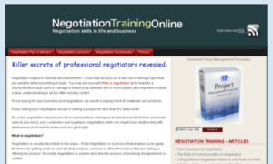 Negotiationtrainingonline.com thumbnail