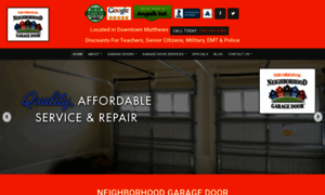 Neighborhoodgaragedoor.com thumbnail