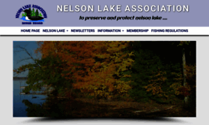 Nelsonlakeassociation.org thumbnail