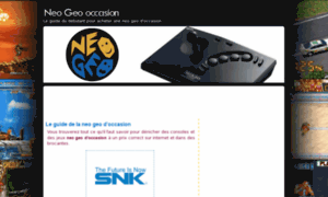 Neo-geo-occasion.fr thumbnail