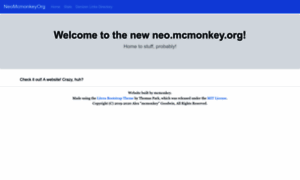 Neo.mcmonkey.org thumbnail