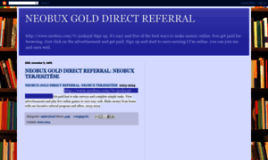 Neobuxgolddirectreferral.blogspot.com thumbnail