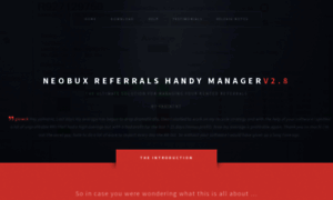 Neobuxreferralshandymanager.com thumbnail