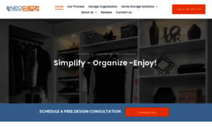 Neocustomclosets.com thumbnail