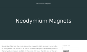 Neodymiumelectromagnets.com thumbnail