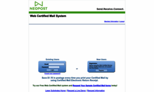 Neopostcertifiedmail.com thumbnail