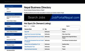 Nepalbusinessdirectory.info thumbnail