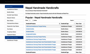 Nepalhandmadehandicrafts.com thumbnail