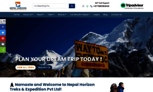 Nepalhorizontreks.com thumbnail