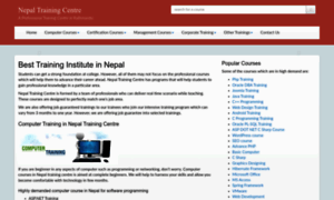 Nepaltrainingcentre.com thumbnail