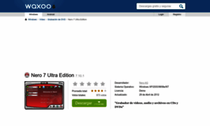 Nero-7-ultra-edition.waxoo.com thumbnail
