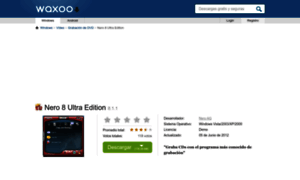 Nero-8-ultra-edition.waxoo.com thumbnail