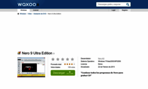 Nero-9-ultra-edition.waxoo.com thumbnail