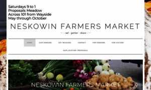 Neskowinfarmersmarket.com thumbnail