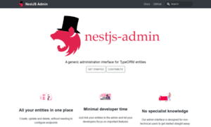 Nestjs-admin.com thumbnail