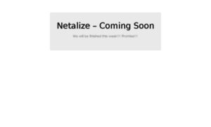 Netalize.net thumbnail