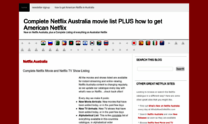 Netflixaustraliacompletelist.blogspot.com.au thumbnail