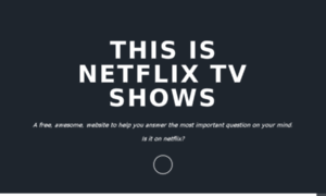 Netflixtvshows.com thumbnail