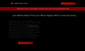 Netflixwatchparty.net thumbnail