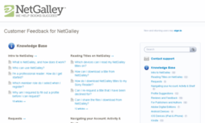 Netgalley.uservoice.com thumbnail