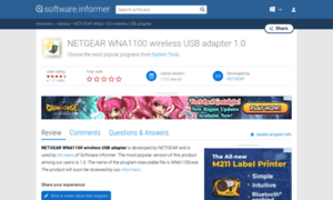 Netgear-wna1100-wireless-usb-adapter.software.informer.com thumbnail