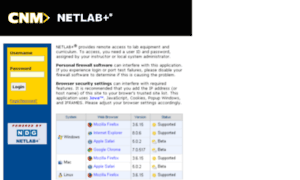 Netlab.cnm.edu thumbnail