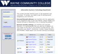 Netlab.waynecc.edu thumbnail