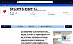 Netmarks-manager.software.informer.com thumbnail