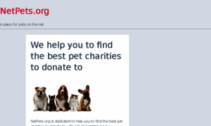 Netpets.org thumbnail