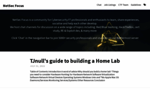 Netsecfocus.com thumbnail