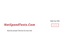 Netspeedtests.com thumbnail