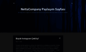 Nettacompanytr.blogspot.com thumbnail