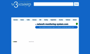 Network-monitoring-system.com.w3snoop.com thumbnail