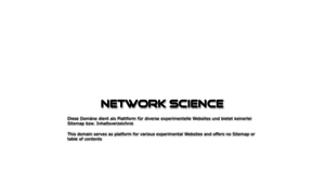 Network-science.de thumbnail