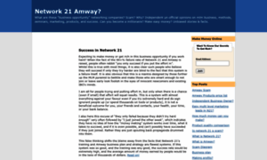 Network21amway.blogspot.com thumbnail