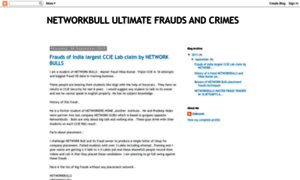 Networkbullfraudcomplaints.blogspot.in thumbnail