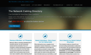 Networkcablingdirectory.com thumbnail