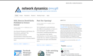 Networkdynamics.org thumbnail