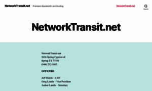 Networktransit.net thumbnail