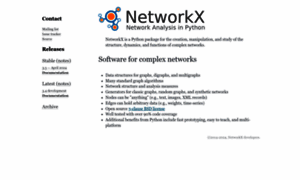Networkx.org thumbnail