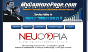 Neucopiacapturepage.com thumbnail
