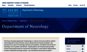 Neurology.emory.edu thumbnail