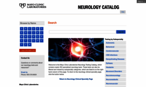 Neurology.testcatalog.org thumbnail