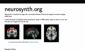 Neurosynth.org thumbnail