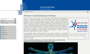 Neurotechnology.uni-freiburg.de thumbnail