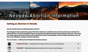 Nevadaabortioninformation.org thumbnail